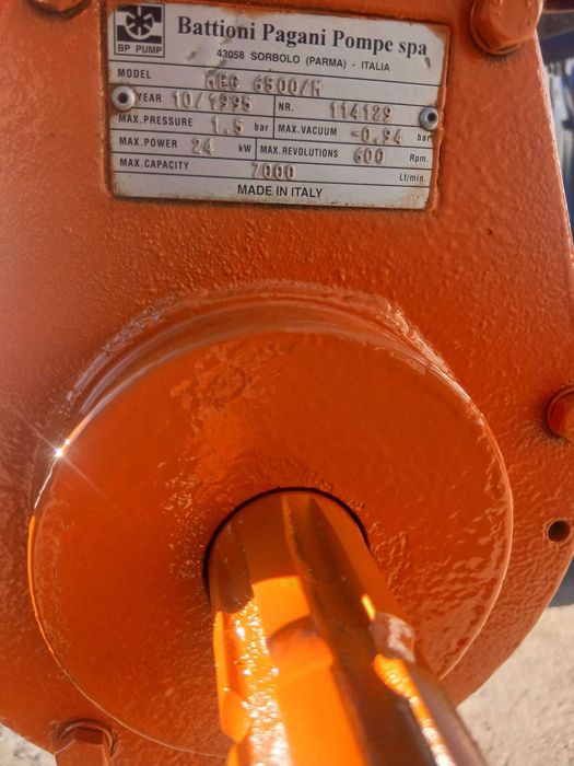 Bomba supressora Battioti Pagani mac 6500