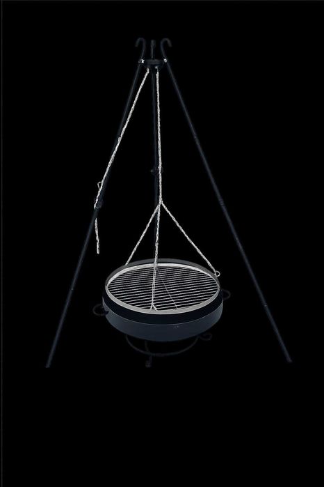Grill ogrodowy trójnóg 80cm komplet  | Wysyłka Na cała Polskę lub odbiór osobisty