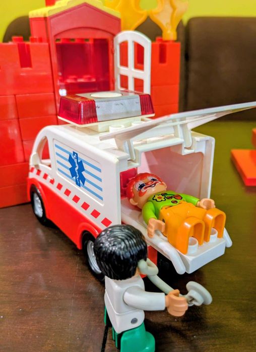 Lego Duplo Straż Pożarna duży zestaw + gratis