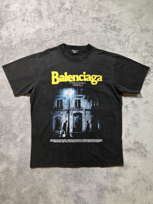 Футболка тишка Balenciaga The Address XS S M