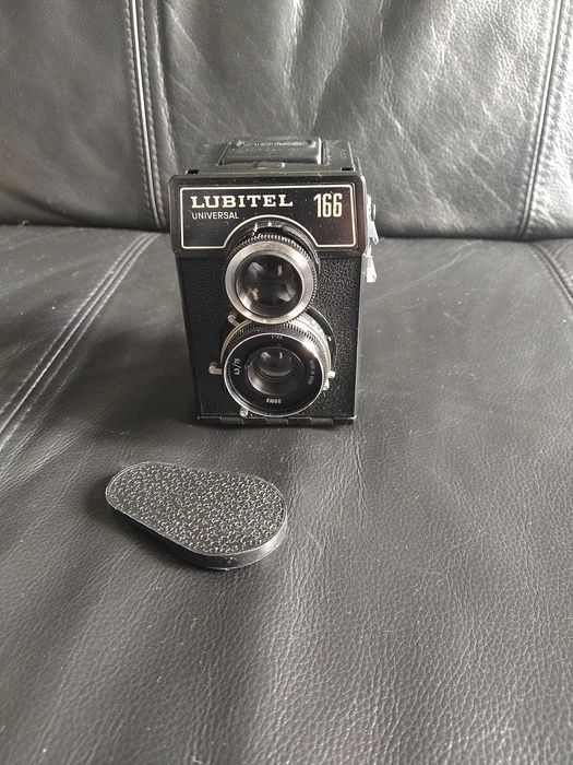 Maquina fotografica Lubitel 166. Completa com acessórios e documentos.