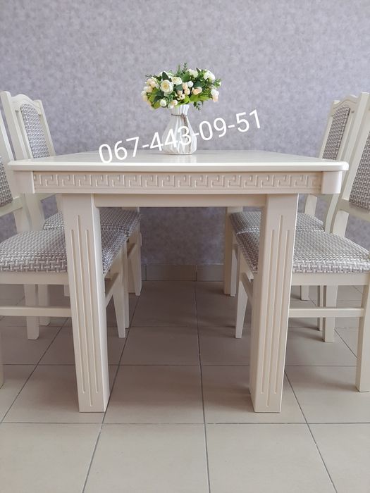 Стол стулья. Кухонный гарнитур. Столы. Стіл. Столи та стільці.