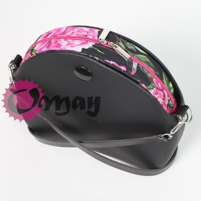 organizer OBAG MOON LIGHT kwiaty piwonie róż 2 kieszenie wkład OMAY