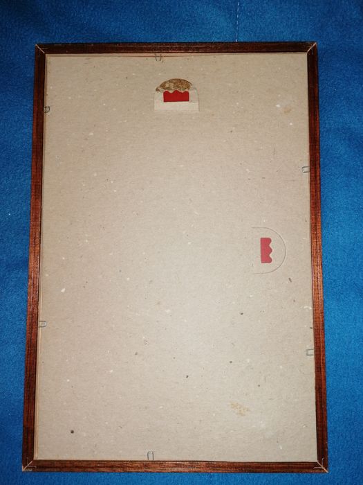 Moldura / Quadro 32x22 Cm Espelhado Humphrey Bogart (Optimo Estado )