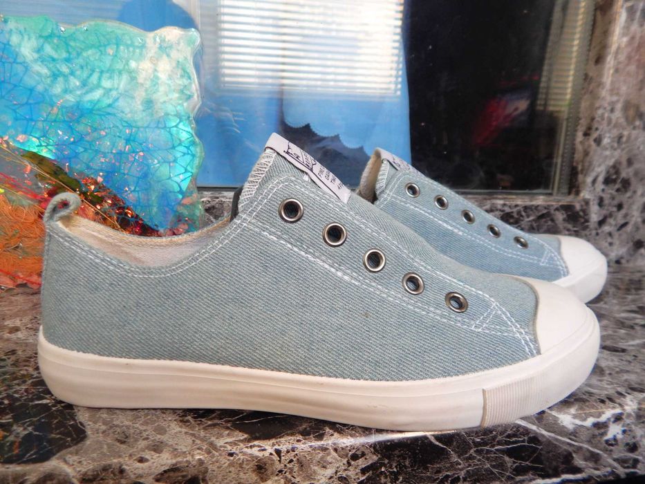 Стильні джинсові кеди h&m, стелька 24 см)