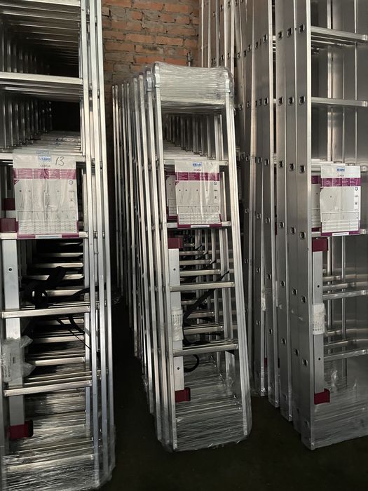 Алюмініві драбини, стремянки, трансформери по доступним цінам