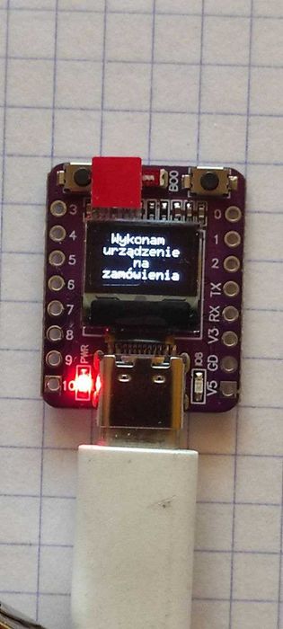 Płytka prototypowa ESP32-C3 Super Mini OLED 0.42'