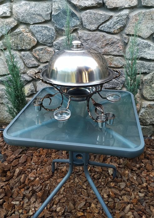 Садж для подачі шашлику кований