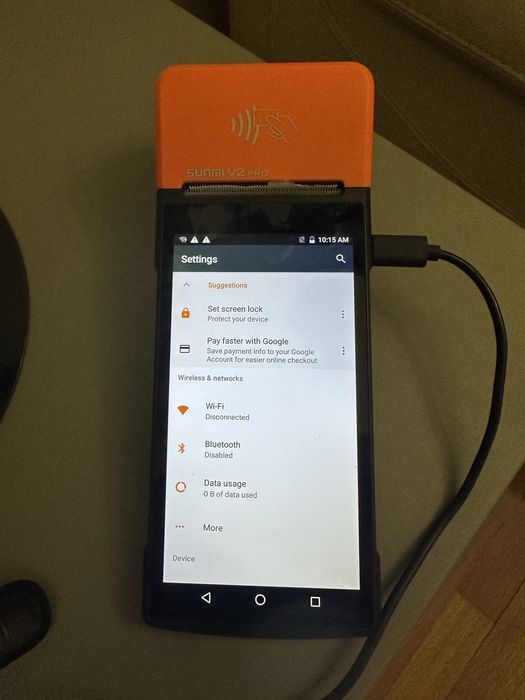 Terminal POS Sunmi v2 pro