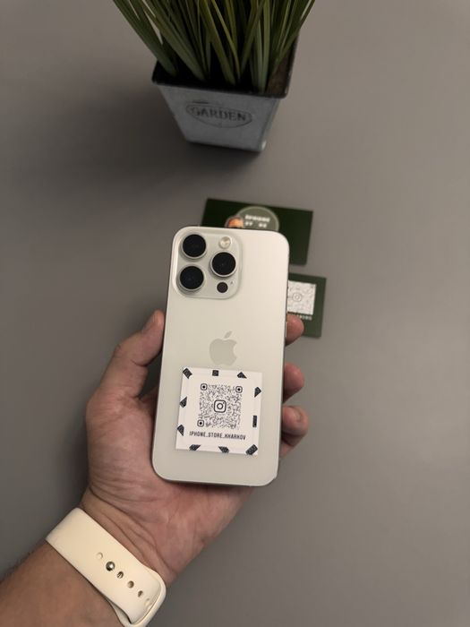 iPhone 15 Pro,128GB,White!Neverlock!Гарантия!Магазин!