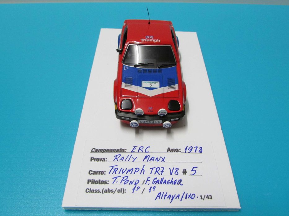 Triumph TR7 V8 #5 - Rallye Manx 1978 - Miniatura esc 1/43