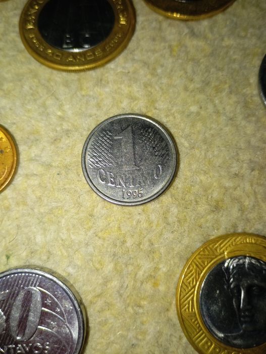 Moedas Olimpíadas+ moeda com erro cunhagem