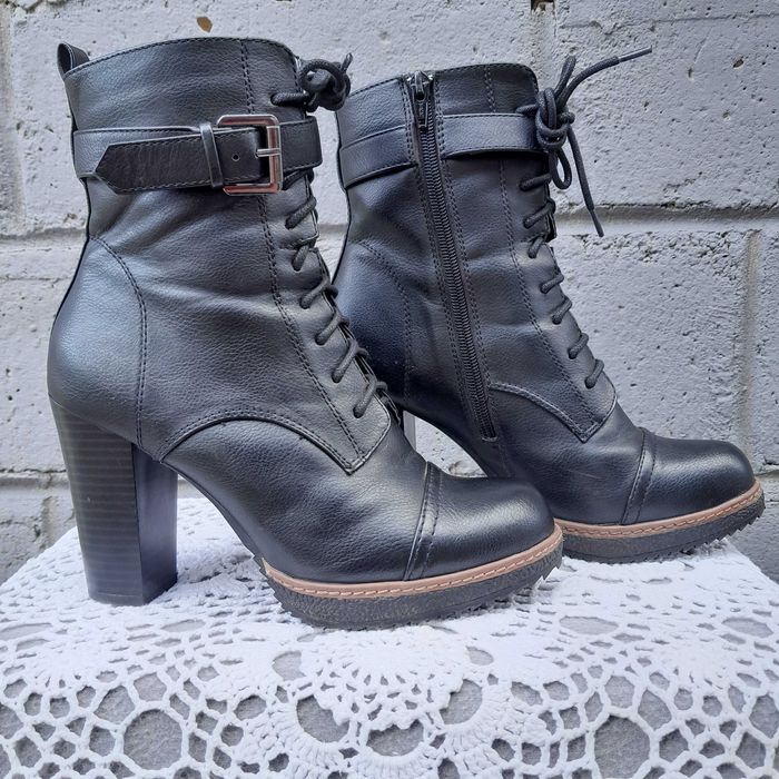 skórzane botki Anna Field rozm. 38