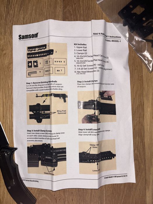 Обвіс, цівка на ак74