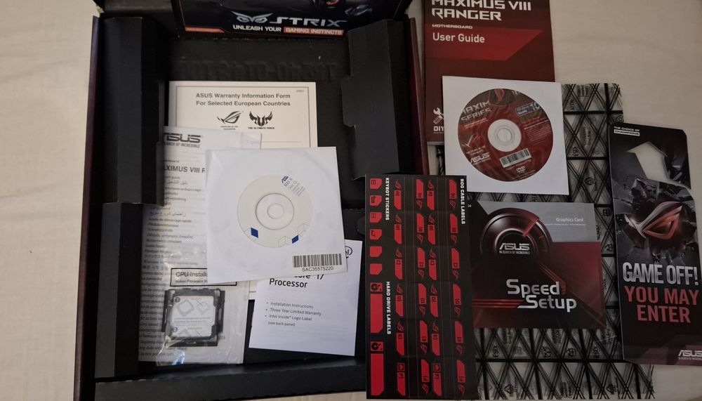 Bundle Motherboard ROG MAXIMUS VIII Ranger + Cpu Intel i7 6700k