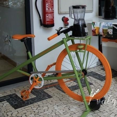 Smoothie bike - bicicleta fazer sumos