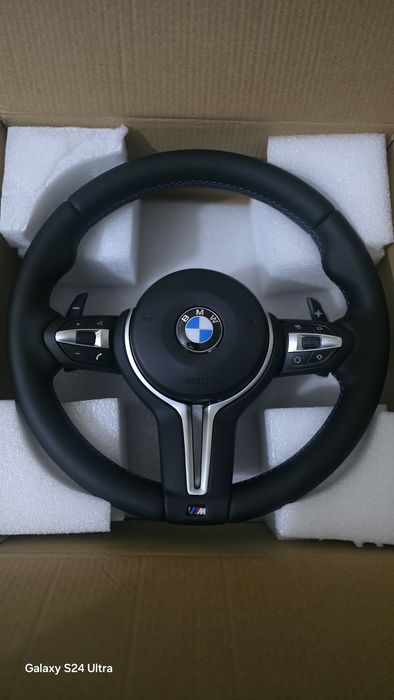 Volante + Airbag + Patilhas BMW E81/E82/E90/E91/X1/E70/E71 (Novo)