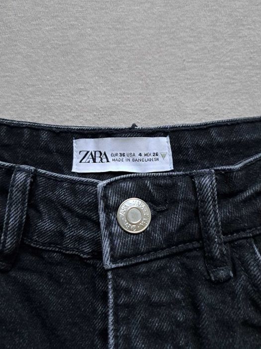 Czarne szorty ZARA, rozm. 36/S.