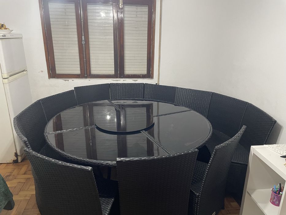 Mesa para jarbim preta