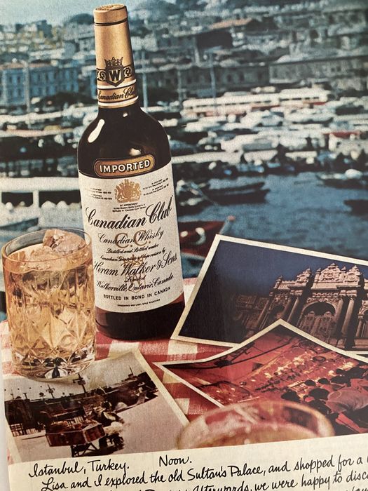 Anúncio Vintage de Whisky Canadian Club - Anos 70