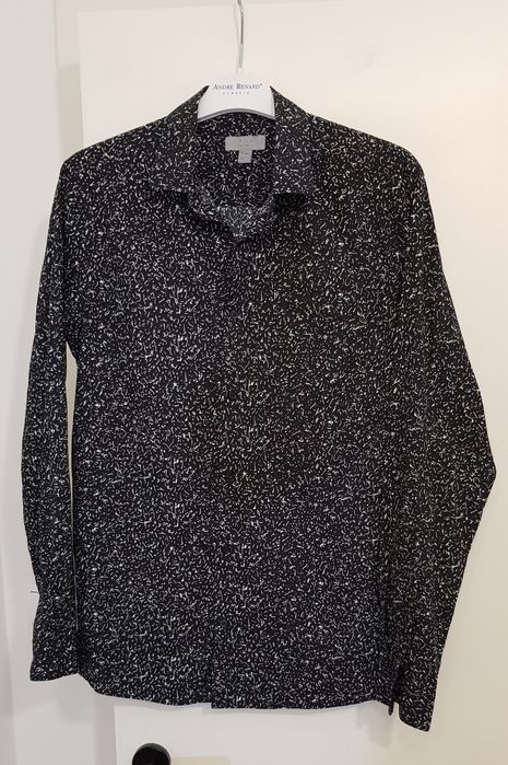 COS koszula z bawełny, czarna