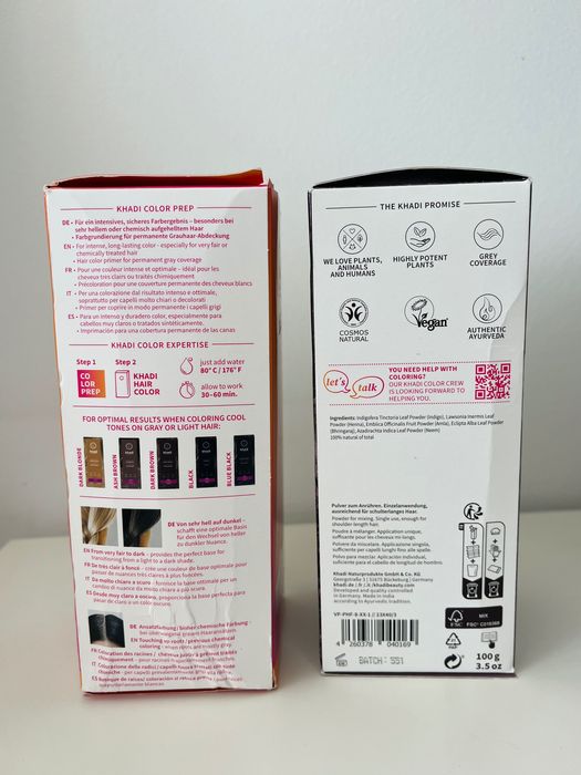 Khadi Color Prep + Dark Brown