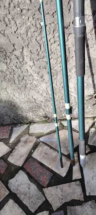 Cana de Pesca Cormoran 4.2 metros+Carrinho MITCHELL316+6kg chumbeiras