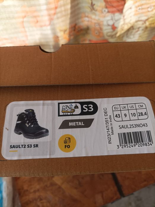 Buty robocze DELTA  SAULT2 S3 SR roziar 43