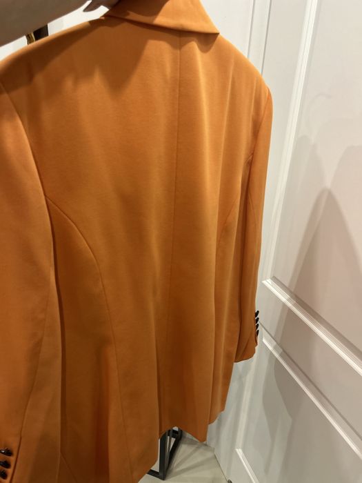 Marynarka i spódnica Apart 46 pomarańcz garsonka