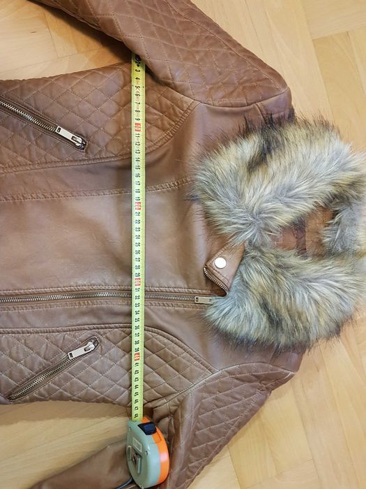 Ramoneska damska Bershka kurtka skórzana 38M