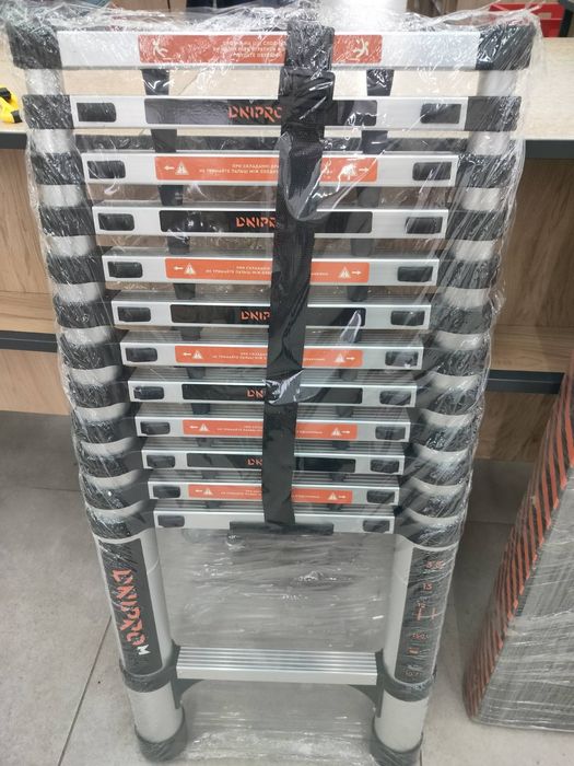 Телескопічна драбина Дніпро М 3.8м.