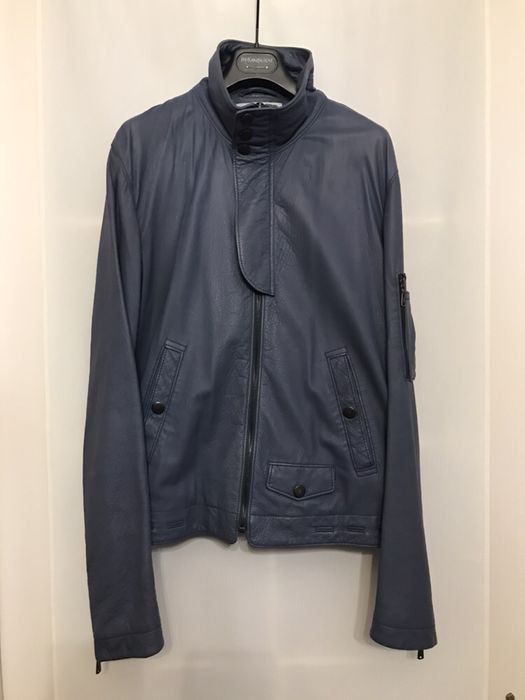 Мужская кожаная куртка Yves Saint Laurent YSL, оригинал БУ 48-50 разм.