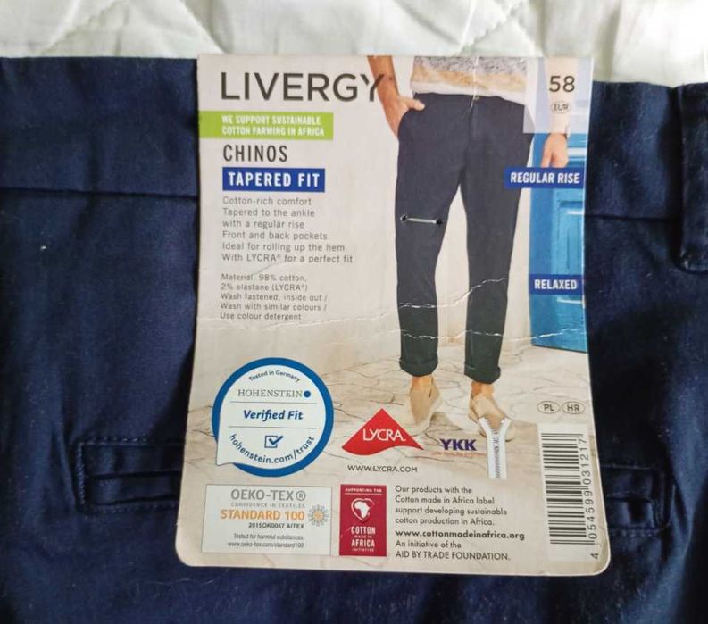 Spodnie męskie Livergy roz 58