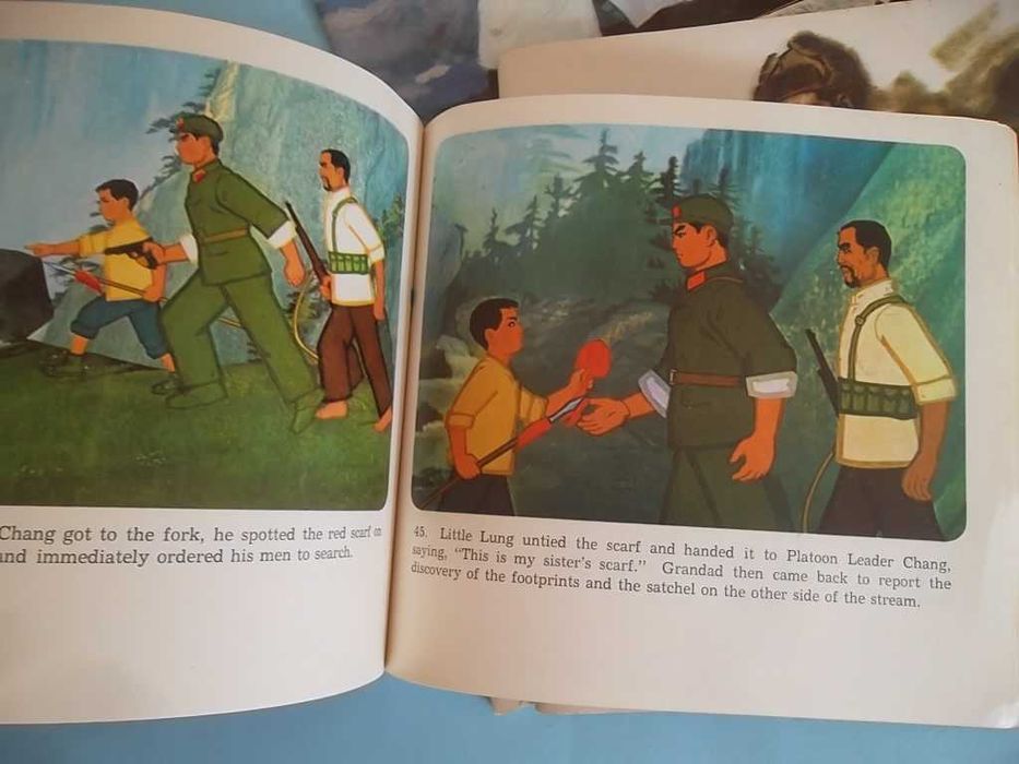 BD e livros ilustrados, de propaganda política chinesa dos anos 70