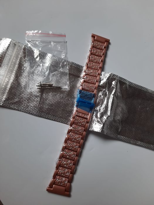 Bransoleta metalowa pasek 22 mm