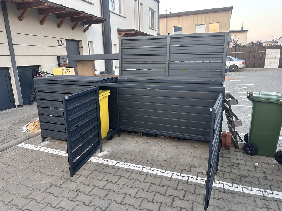 Zabudowa koszy,śmietników ,pergola konstrukcje stalowe