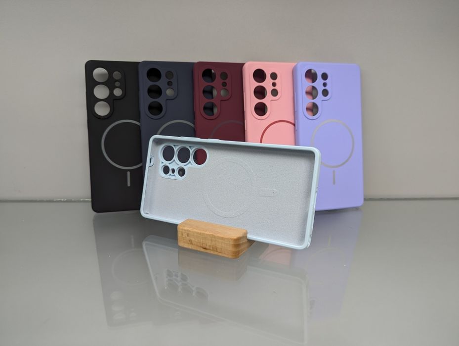 Samsung S25 Ultra MagSafe Противоударный чехол Софт Тач чохол