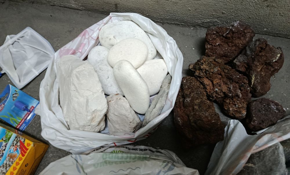 Aquário 120L + Ornamentos