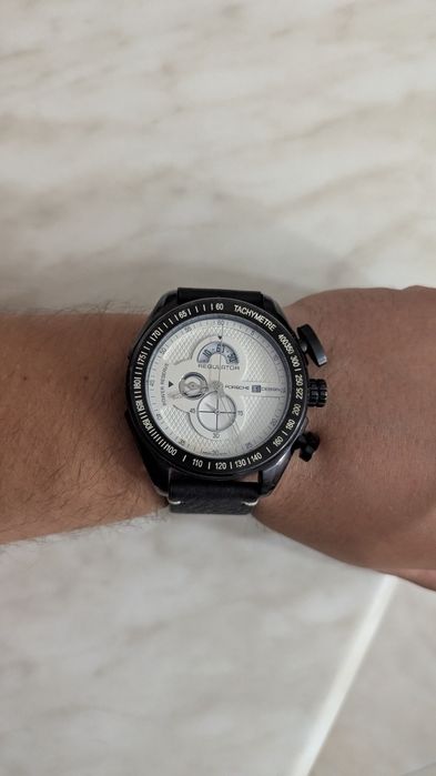 Часы Porsche Design chronograph, годинник хронограф 100м