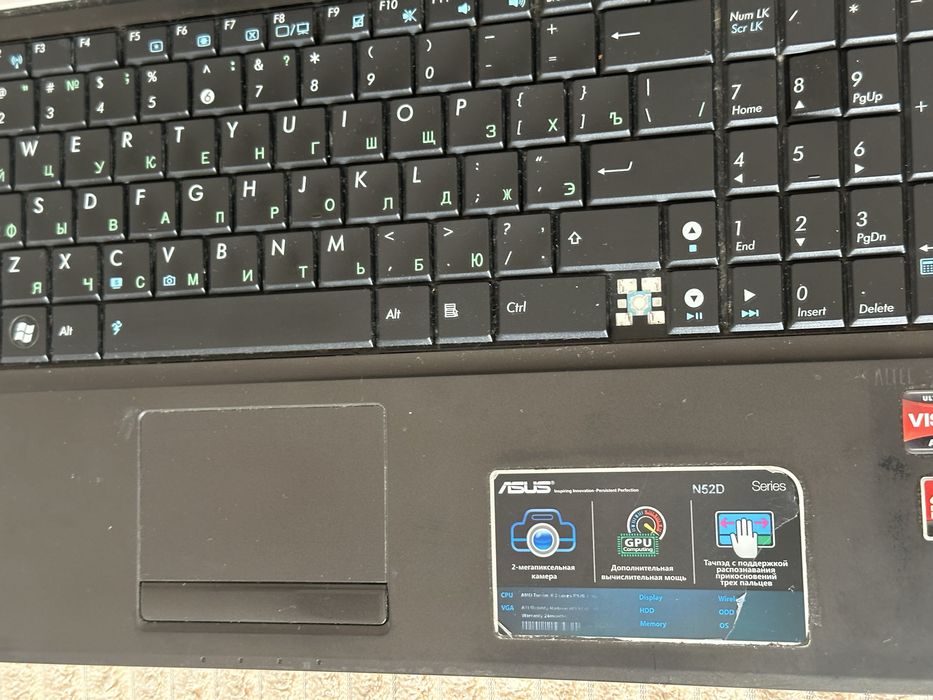 Ноутбук asus N52D
