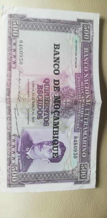 Nota antiga de 1967