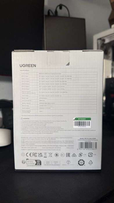 Powerbank UGREEN Nexode 48000mAh 300W - NOVO