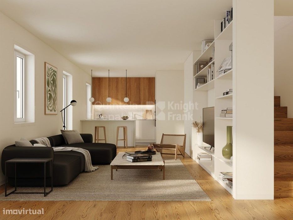 Apartamento T1 com pátio comum no centro do Porto