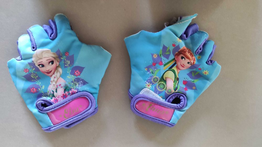 Ochraniacze dziecięce Oxelo 5-10 lat i rękawiczki rowerowe