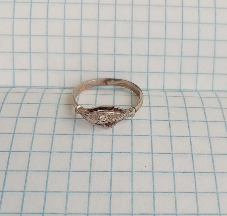 Колечко кольцо вінтажне Срібло 925 проба. Зірочка. СССР