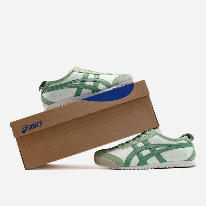 Кросівки Кроссовки Asics Onitsuka Tiger Green White Белый Зелёный Білий Кросовки демісезон