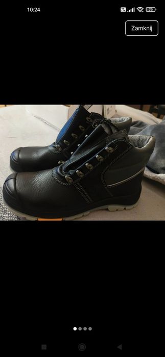 Buty skórzane robocze