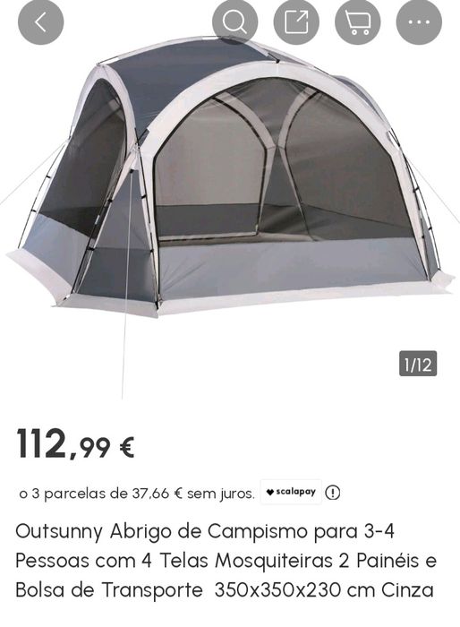 Tenda/Sala de campismo