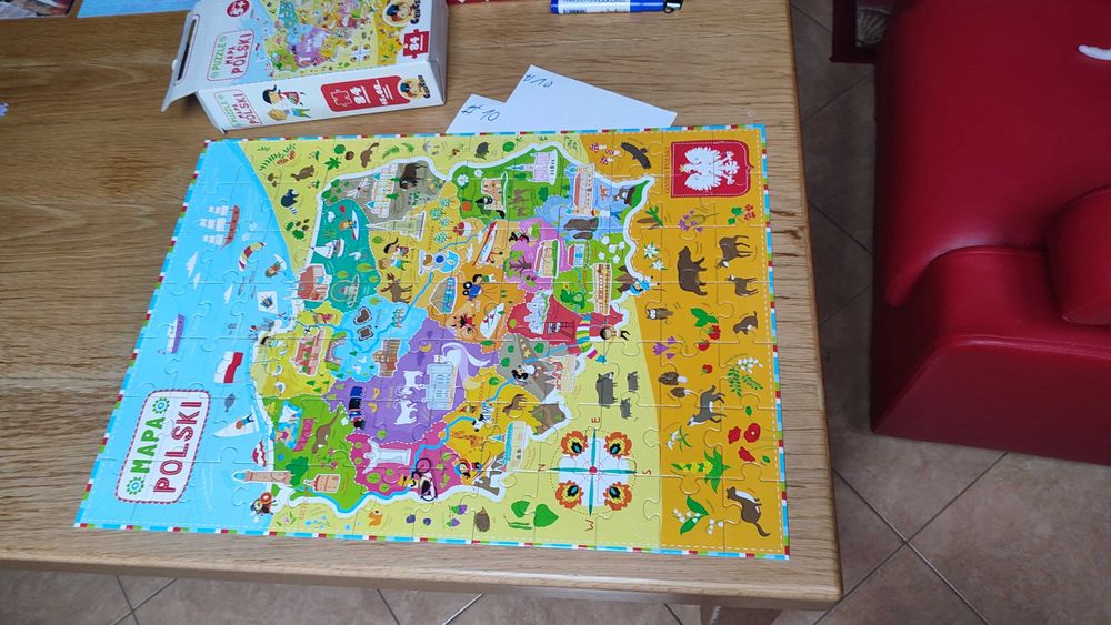 Puzzle mapa polski durze dziecięce #10
