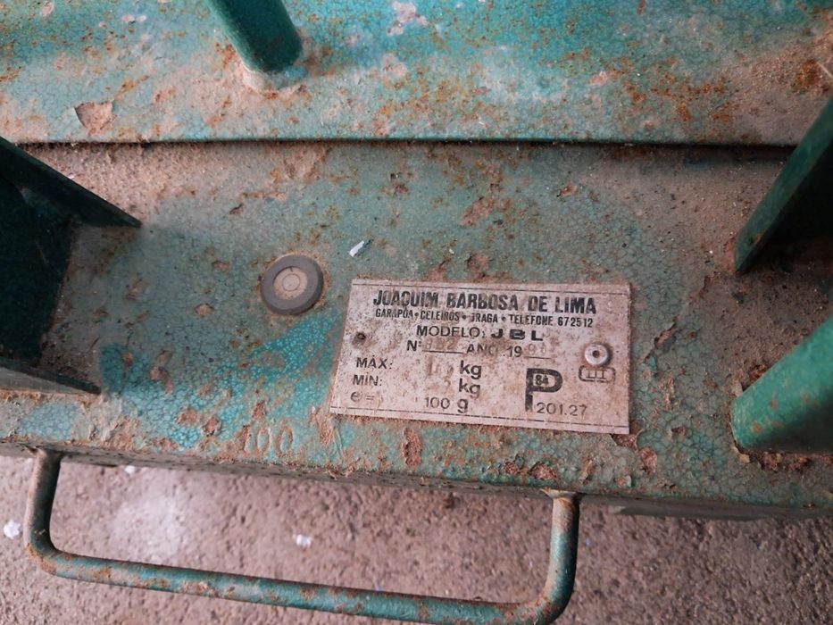 Balança decimal verde